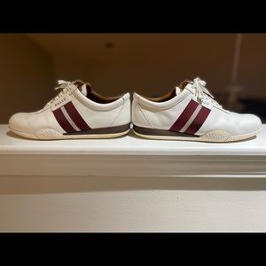 Used Bally Frenz in white calf